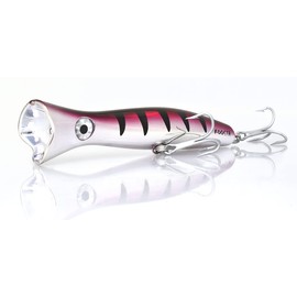 Halco TOPWATER LURE ROOSTA POPPER 160-78, Chrome Pink, R15, 16, Topwater