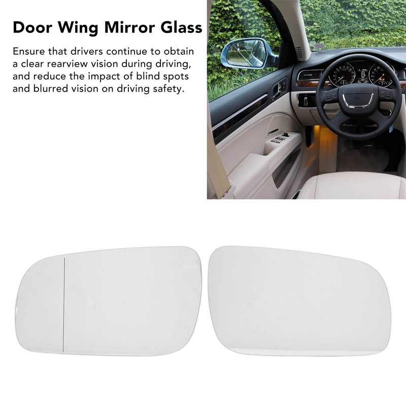Heated Door Mirror Glass 1J1857521 Side Rearview Wing Mirror Glass