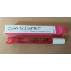 Kiehl's Love Oil For Lips Glow-Infusing Lip Treatment Botanical Blush 0.3 oz 9ml
