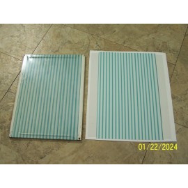 Vintage Childs Kitchen Refrigerator Stove Etc Inside Decals Vegetables New!