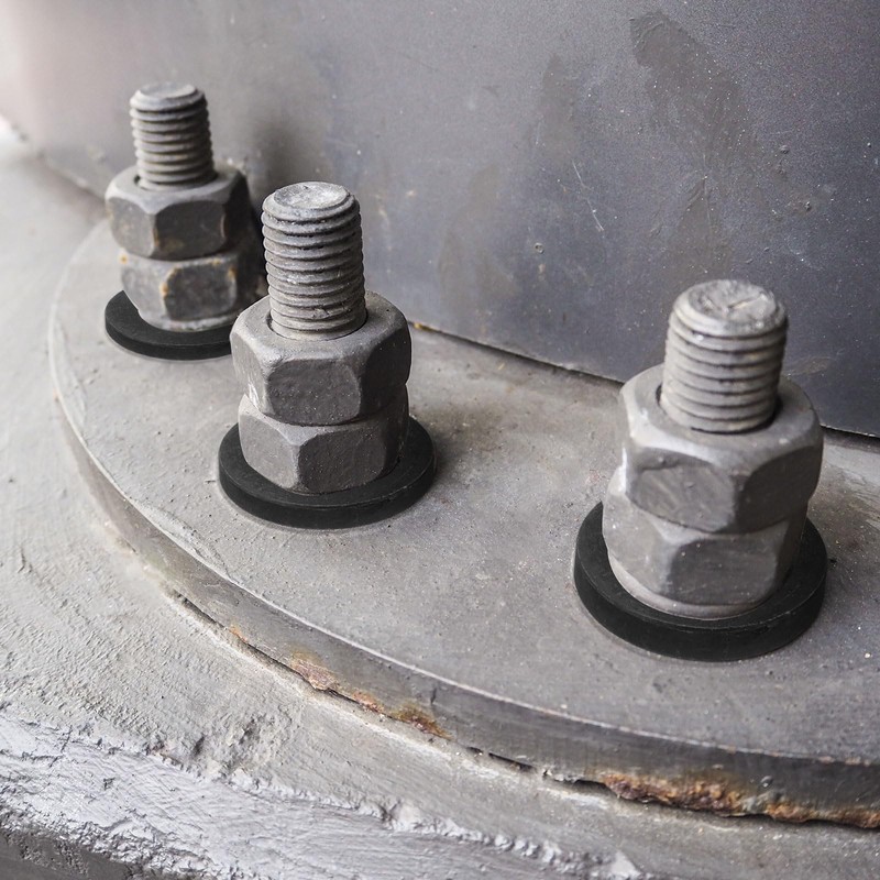 sourcing map Carbon Steel Flat Washer Fits M8 Bolts, 30pcs