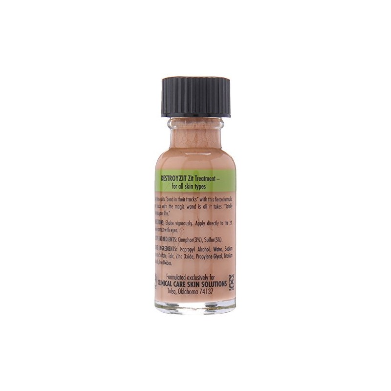 Clinical Care Destroyzit Zit Treatment for All Skin Types, 0.5