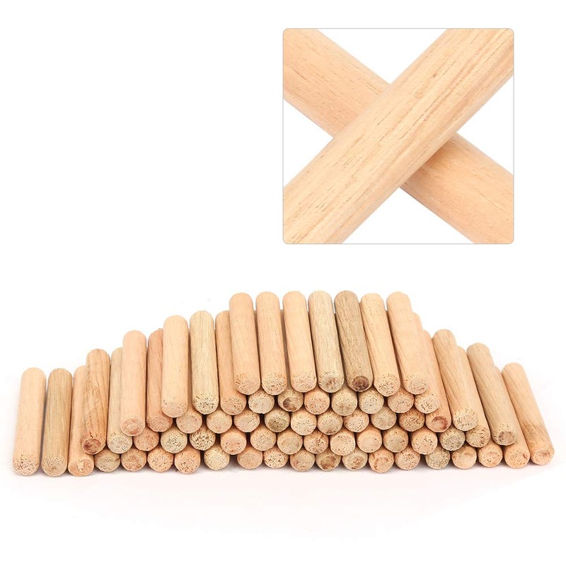 Tarugos De Madera, Pasadores redondos estriados, espigas estriadas de madera,