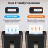 Paper Shredder for Home Use,VidaTeco 6-Sheet Cross-Cut Shredder,Also Shred Card/Clip/Staple,P-4