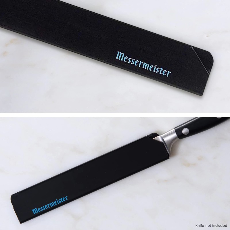 Messermeister 6” Utility Edge-Guard, Black - Fashionable & Functional Knife