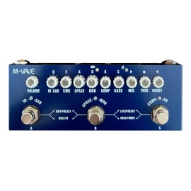 M-Vave Pedal de efecto M-Vave Cube-Baby Bass  azul