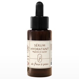 De Fleur à peau – Feuchtigkeitsspendendes und Anti-Aging-Serum – Hyaluronsäure und Coenzym Q10 – Antioxidans | Reine Inhaltsstoffe, natürliche und 100 % aktive Zusammensetzung – formuliert und