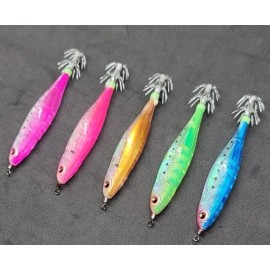 YO-ZURI STYLE SQUID JIG Bait Hi-Lo Sinking 3-3/4" In Jig Squiding Lure Saltwater - Green