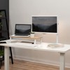 VIVO 24 inch Monitor Stand, Wood and Steel Desktop Riser,
