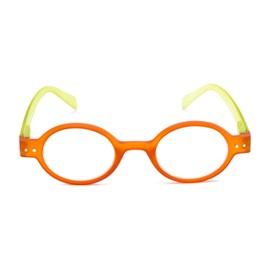 Readers.com Reading Glasses: The Flamingo, Acetate round Style for Men and Women