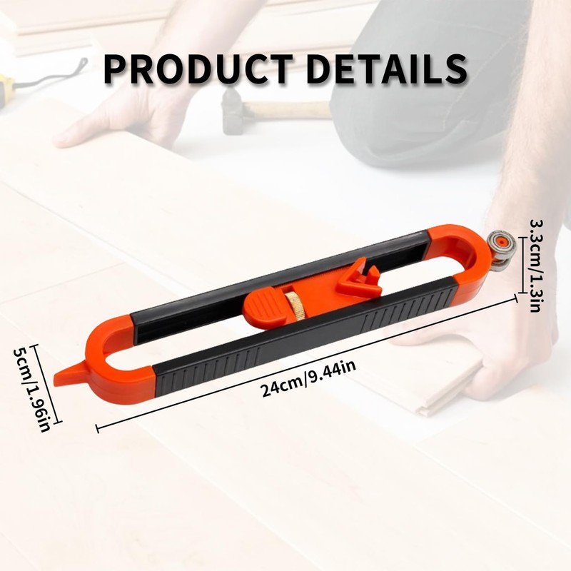 Contour Gauge,Woodworking Tiles Flooring Carpenters Scribing Marking Accurate Portable Tool