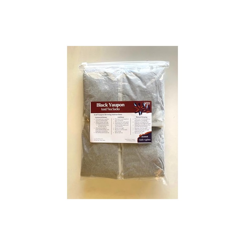 CatSpring Yaupon Iced Tea Sacks (Black Yaupon)