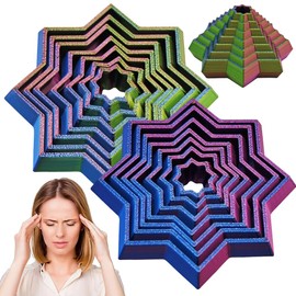 SYTTNUM 3D Print Fidget Octagon Toy, Fractal Fidget Hexagon, Anti-Stress Fidget Toys, 3D Printing Fidget Octagon Fidget Toy, Decompression Toy for Children and Adults