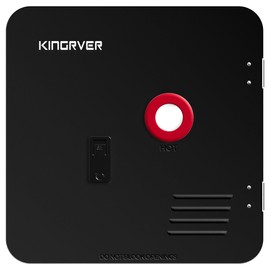 KINGRVER 18 x 18 Inches Black Door kit - This Only for KINGRVER RV Tankless Water Heaters without Door, Water Heater not Included, Galvanized Steel