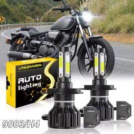 CHUSYYRAY H4 LED Headlight Bulbs Kit Hi/Lo Beam For 2015-2023 Yamaha Bolt R-Spec XVS950