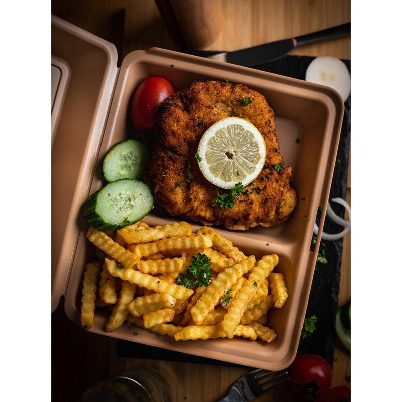 elastoREuse Menu Box Take Away Packaging - Food Container to