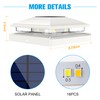 VOLISUN Solar Post Cap Light Outdoor Waterproof 6pack,Solar Fence -