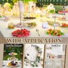 sourcing map 54 x 78 Inch Clear Plastic Tablecloth, Waterproof