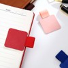 24 Pcs Self-adhesive Pen Elastic Notebook Band Holders PU Leather