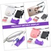 FOMIYES 2pcs Bracket Machine Electric Nail Polisher Manicure Kit Grinder