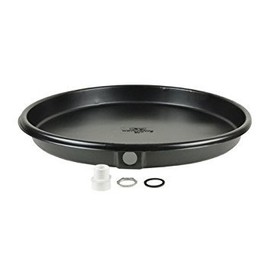 Rheem AP12936 Plastic Water Heater Drain Pan with Fittings, 26-Inch