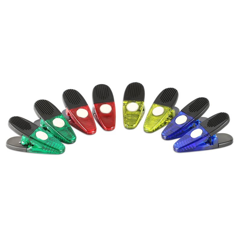 VIP Home Essentials -Thick Plastic Clips with Neodymium Magnet -