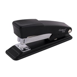 D.RECT D.RECT 315A Metallheftgerät mit 2.000 Heftklammern, Hochleistungsheftgerät, Büroheftgerät, Industrieheftgerät, Tischheftgerät, Hefter 30 Blatt, Tacker für Büro, Heftgerät für den Schreibtisch, Schwarz