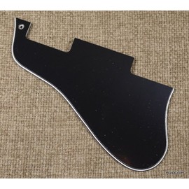 3 Ply Left-Handed Universal Jazz Archtop Guitar Pickguard Fits ES-335 -BLACK (A24)
