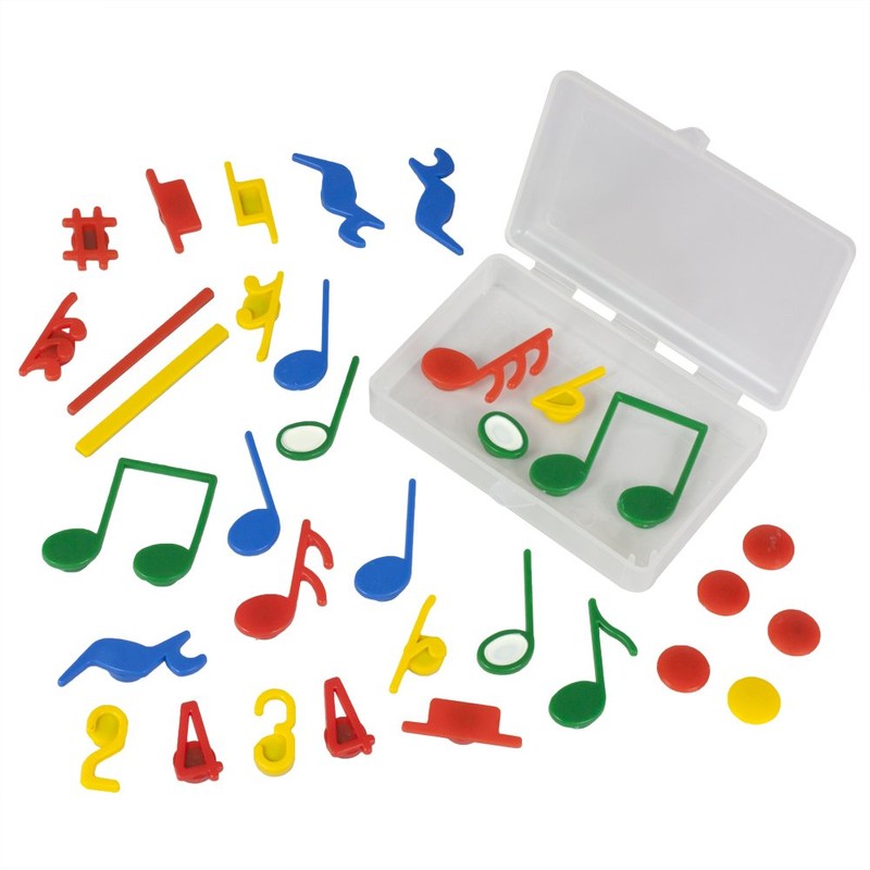 Chamberlain Music Magnetic A4 Sized Double Sided Music whiteboard with