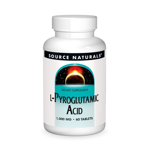 Source Naturals L-Pyroglutamic Acid Dietary Supplement - 60 Tablets