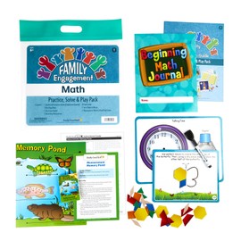 Really Good Stuff Family Engagement Math – Practice, Solve & Play Pack - First Grade
