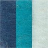 Creativ 45335 Company 10-Piece Carded Wool, Blue Harmony