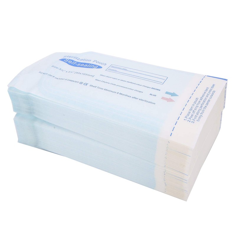 200Pcs/Box Gear Self Sealing Sterilization Bag For Self Sealing Sterilization