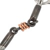Horse Gag Ring Snaffle Stainless Steel Brass 145mm Mouthpiece Horse