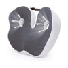 Ergonomic Memory Foam Seat Cushion with Adjustable Width & Dual