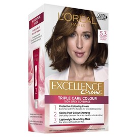 L'Oreal Paris Excellence Creme Hair Colour 5.3 Golden Brown