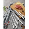 D.Perlla Knife Set, 14 PCS Stainless Steel Kitchen Knives Block