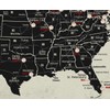 GEOJANGO Baseball Stadium Map Poster - Vintage Edition (24Wx18H inches)