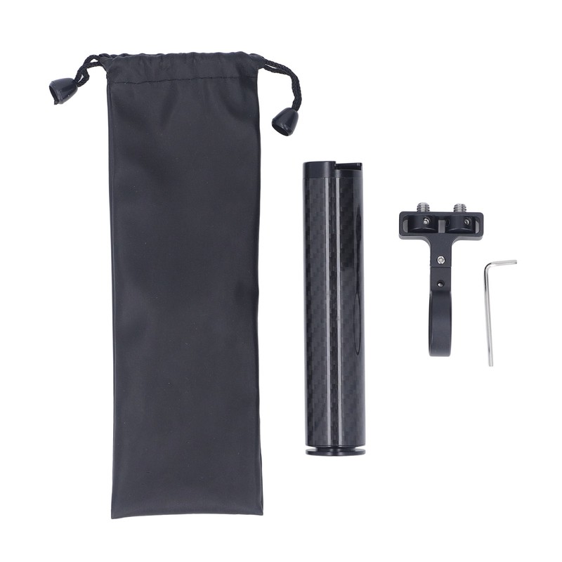 138mm Camera Cage Handle Grip Carbon Fiber Aluminum Alloy Universal