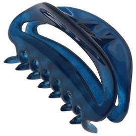 Camila Paris CP3081 French Hair Clip for Women, Blue, Girls Hair Claw Clip Jaw Fashion Durable and Styling Hair Accessories for Women, Luxury Ladies Strong Hold No Slip Grip Clamp, Made in France