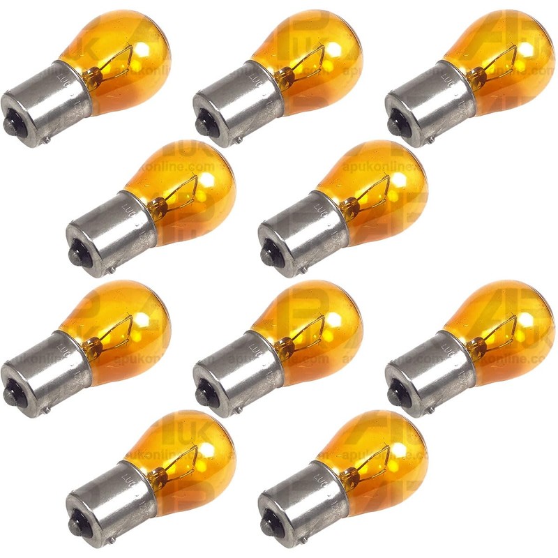10x Lucas LLB343 Amber Indicator Bulb Replacement for John Deere