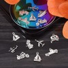 KitBeads 100 Pieces Vehicle Pendants 10 Styles Alloy Motorcycle Ambulance