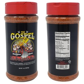 Meat Church BBQ Rub Variety Pack - Honey Bacon BBQ (14 oz), The Gospel All Purpose Rub (14 oz), Honey Hog Hot BBQ (13 oz), and Deez Nuts Pecan Rub (14 oz) - 55 oz Total of Meat Church Seasoning
