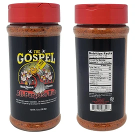 Meat Church BBQ Rub Variety Pack - Honey Bacon BBQ (14 oz), The Gospel All Purpose Rub (14 oz), Honey Hog Hot BBQ (13 oz), and Deez Nuts Pecan Rub (14 oz) - 55 oz Total of Meat Church Seasoning