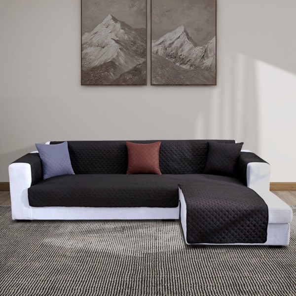 non 1 Piece Reversible Pet Couch Cover with Chaise Lounge