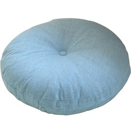TINTON LIFE Solid Color Circular Yoga Bolster Zafu Meditation Tatami Cushion (Sky Blue, 17.7")