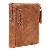 Hibate Men Leather Wallet RFID Blocking Men's Wallets Credit Card