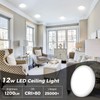 Slochi 4Pack 6.5Inch Flush Mount LED Ceiling Light Fixture White,