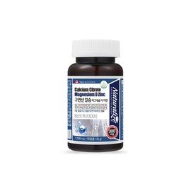 Naturalize Calcium Citrate Magnesium D-Zinc 1500mg x 90 tablets (90-day supply) / 네추럴라이즈 구연산 칼슘 마그네슘 디 아연 1500mg x 90정 (90일분)