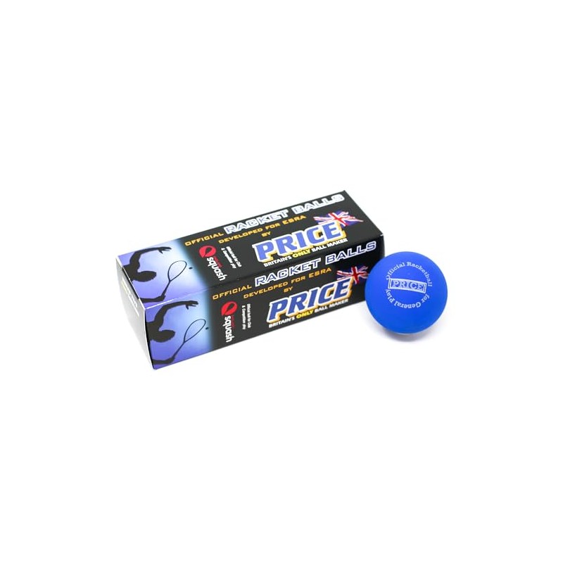 Price's Blue Racket balls(6 balls - 2 boxes of 3